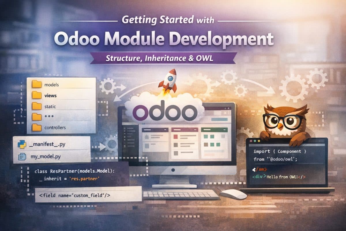 Getting Started with Odoo Module Development: Structure, Inheritance, and OWL